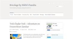 Desktop Screenshot of nikhilchandra.in